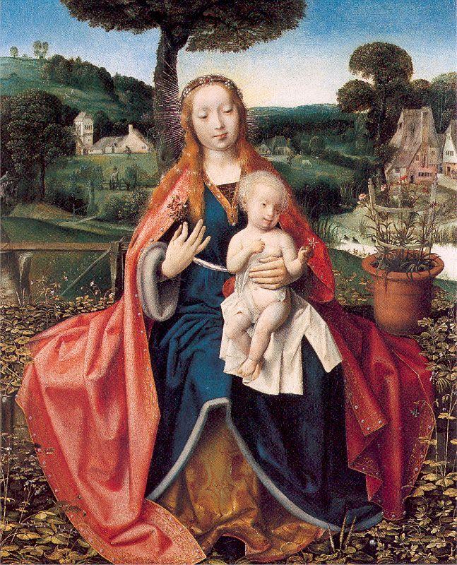 PROVOST, Jan The Virgin and Child in a Landscape China oil painting art